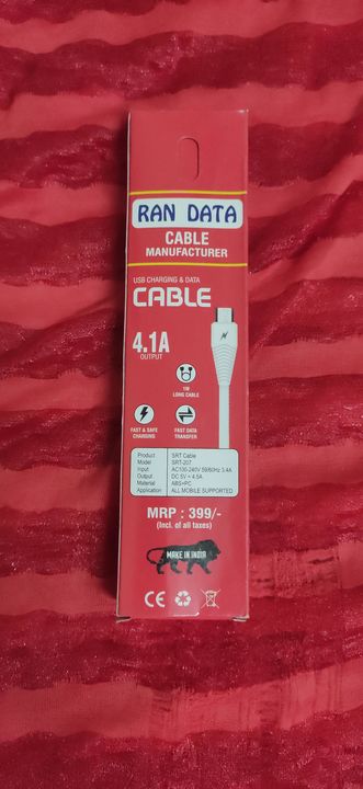 Micro USB Silver Data Cable 3AMP uploaded by business on 11/17/2021