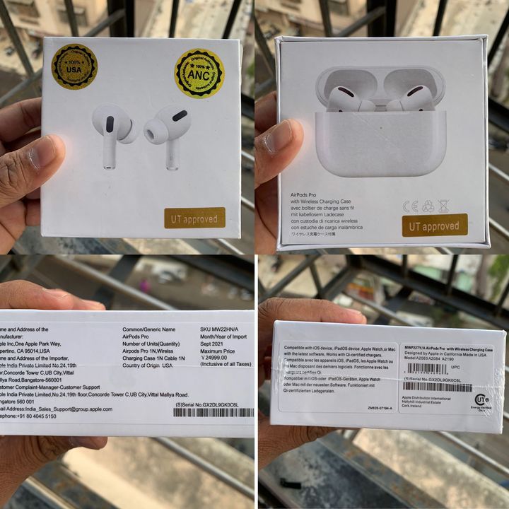 Post image NEW STOCK ARRIVED AIRPODS PRO *USA UT* APPROVED ONLY 850/-
BROADCAST NUMBER 7698417182