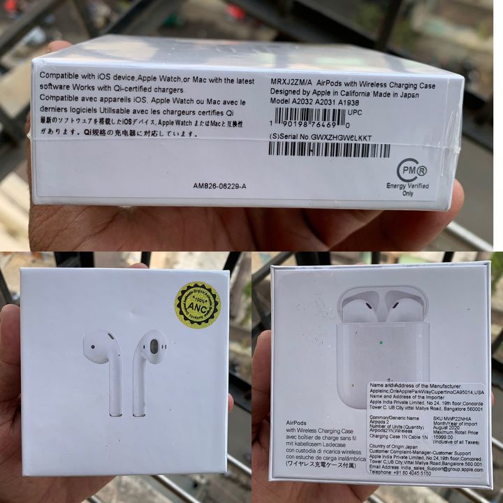 Post image NEW STOCK ARRIVED AIRPODS 2 ONLY 650/-
BROADCAST NUMBER 7698417182
