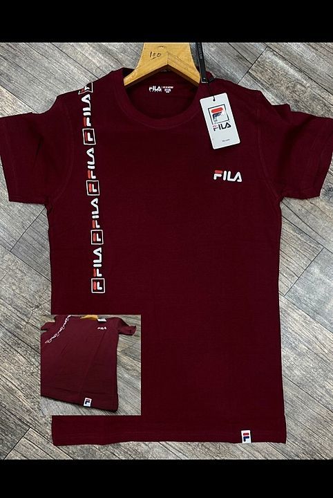 Product image with price: Rs. 349, ID: fila-tshirt-half-slive-best-price-fabric-cotton-lycra-size-m-l-xl-xxl-7869086f