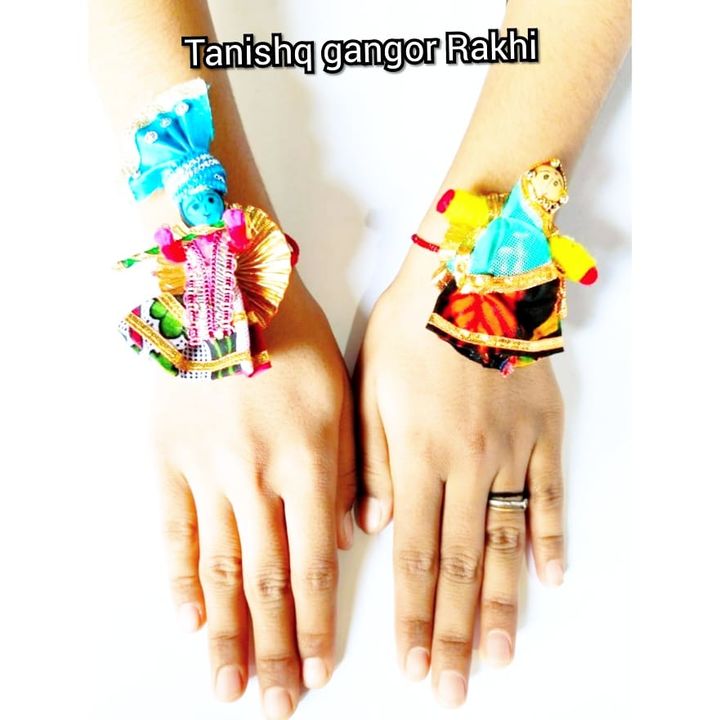 Tanishq Gangor Rakhi uploaded by Tanishq Rakhi manufacturers on 11/17/2021