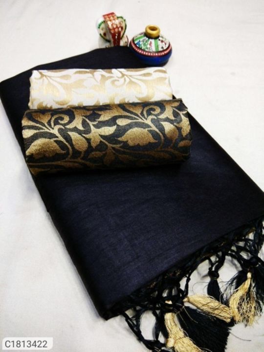 Chanderi cotton sari uploaded by Shivanshclothings on 11/17/2021