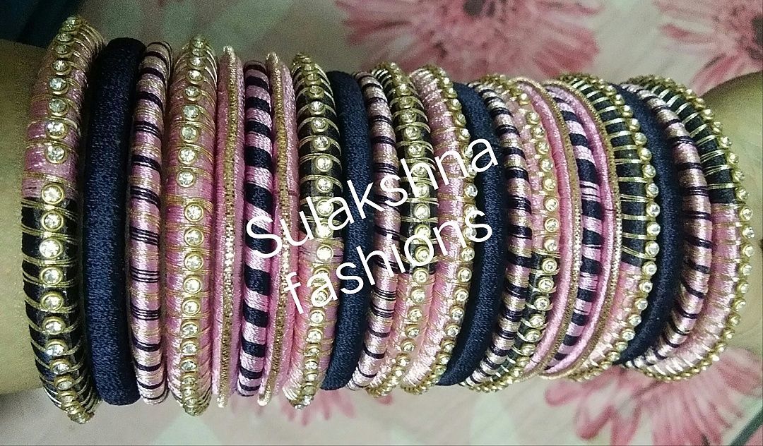 Beautiful pink n blue colour bangles set  uploaded by Sulakshna fashions  on 9/21/2020