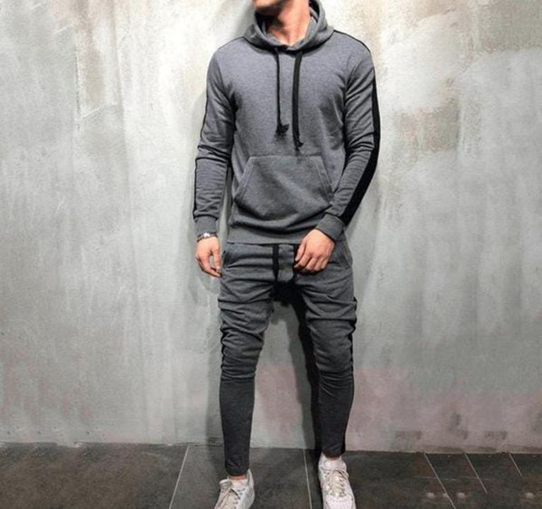 *Men's Best Selling Cotton Hooded Tracksuit for Winters at 50% off* ⭐ uploaded by Fashion hub on 11/17/2021