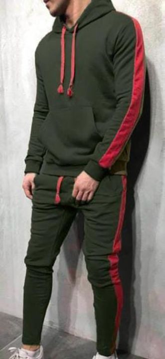 *Men's Best Selling Cotton Hooded Tracksuit for Winters at 50% off* ⭐ uploaded by business on 11/17/2021