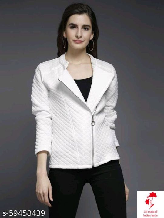 Post image GEMSI DIVAA JACKETFabric: PolyesterPattern: Self-DesignMultipack: 1Sizes: S (Bust Size: 34 in, Length Size: 22 in, Shoulder Size: 15 in) XL (Bust Size: 40 in, Length Size: 23 in, Shoulder Size: 17 in) L (Bust Size: 38 in, Length Size: 23 in, Shoulder Size: 16 in) M (Bust Size: 36 in, Length Size: 22 in, Shoulder Size: 16 in) 
Full Sleeves Self Design Women Jacket
