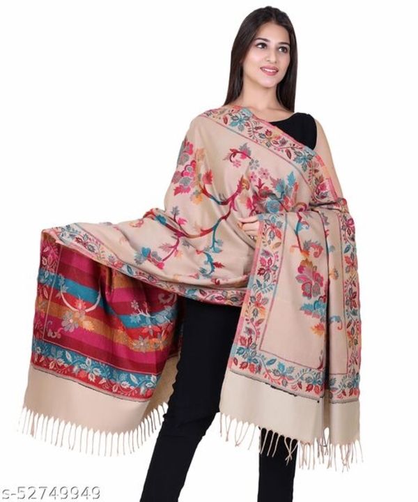 Suitsup multicolor women bridal wear wool shawl  uploaded by Anita's collection on 11/17/2021