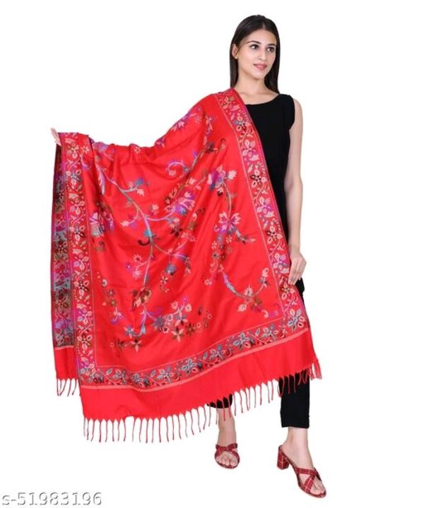 Suitsup multicolor women bridal wear wool shawl  uploaded by Anita's collection on 11/17/2021