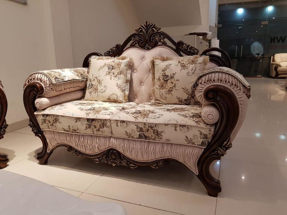 Maharaja Tek wood sofa uploaded by business on 11/17/2021