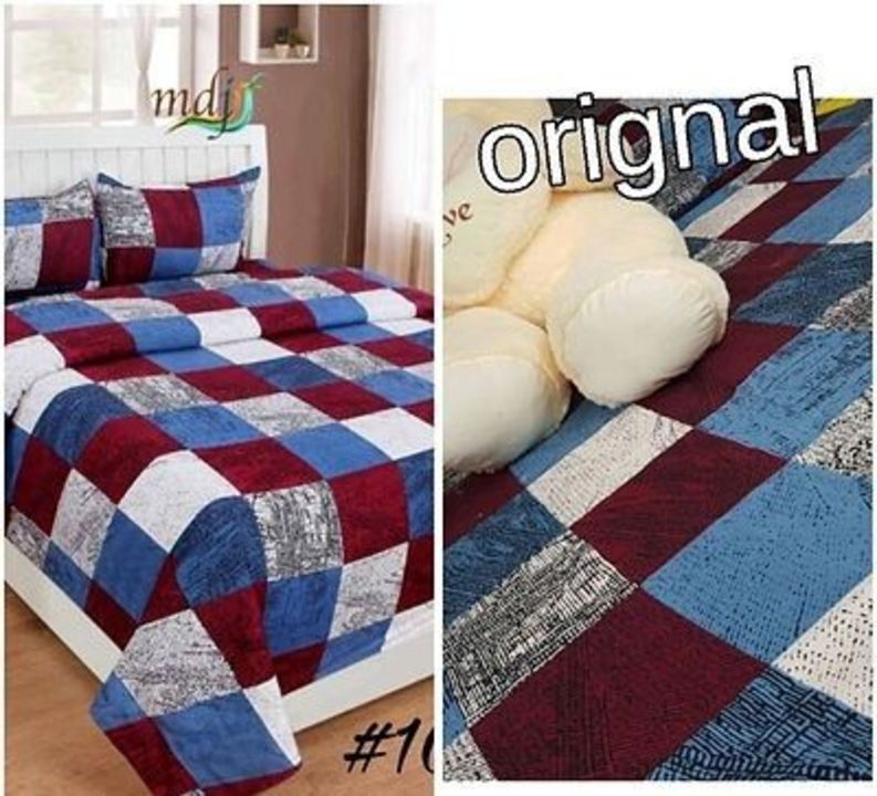 *Comfortable Multicoloured Microfiber Graphic Queen Size Bedsheet with Two Pillow Covers*

*Price 34 uploaded by SN creations on 11/17/2021