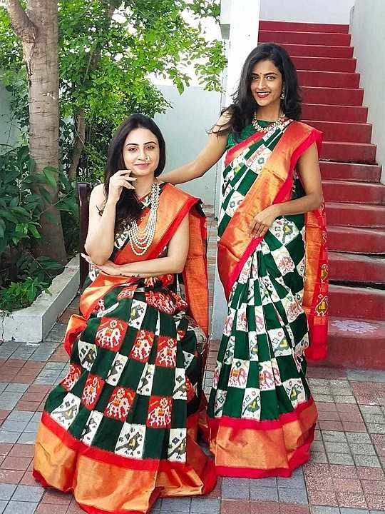 Post image Hey! Checkout my new collection called Pure ikkat pochampally sarees.