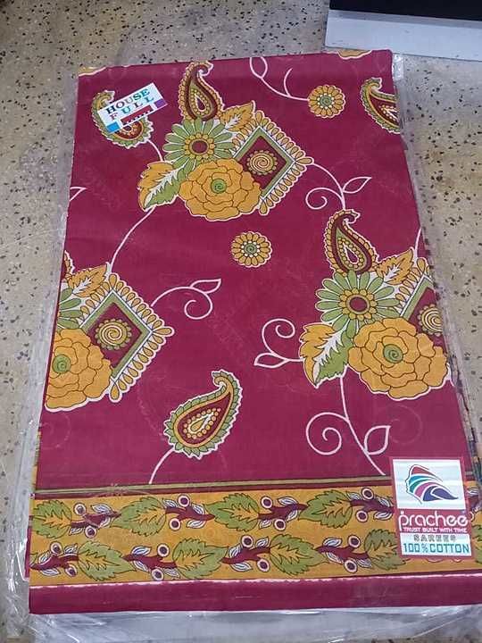Pure cotton Saree uploaded by MAMA COLLECTION on 9/21/2020