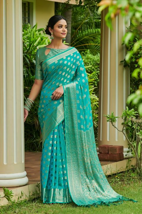 Party wear saree uploaded by business on 11/17/2021