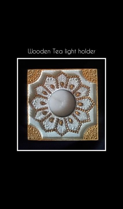 Wodden Tealight holder  uploaded by Crafter on 11/18/2021