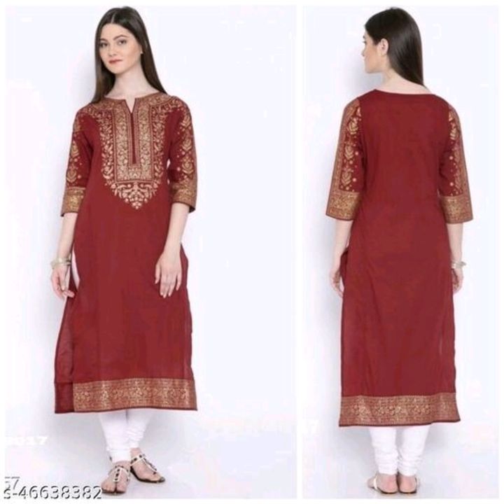 Aakarsha refined kurtis uploaded by Anita's collection on 11/18/2021