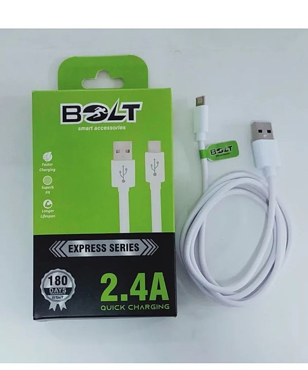 BOLT BCP-04 1 Meter 2.4 Amp PVC Micro USB Charge & Sync Cable uploaded by business on 9/21/2020