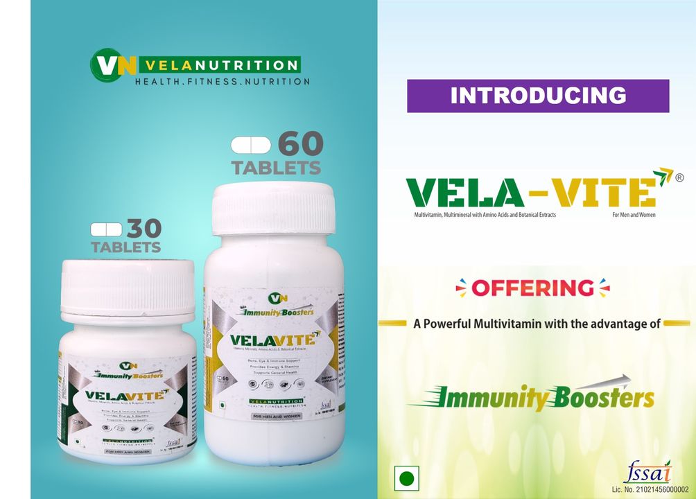 VELAVITE Multivitamin and Multimineral 90 TAB COMBO PACK (30+60) uploaded by VELANUTRITION NUTRACEUTICALS on 11/18/2021