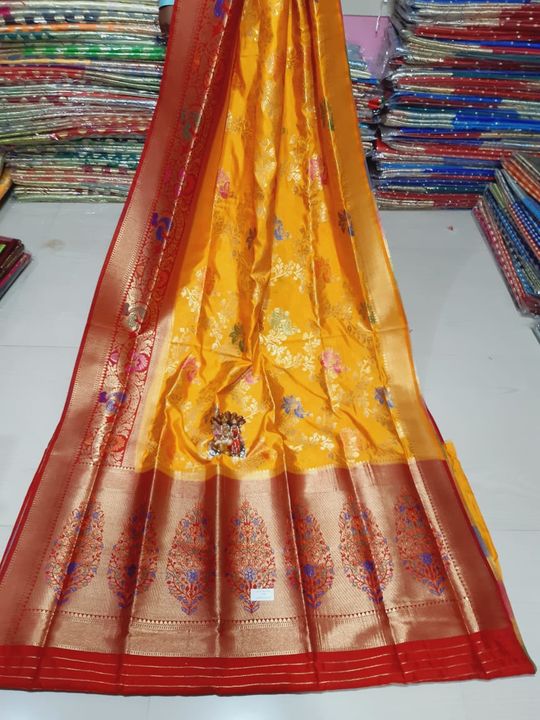 All over minakari soft banglore silk uploaded by Garments on 11/18/2021