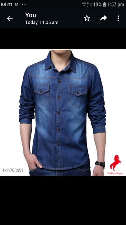 Post image I want 500 Pieces of Men shirts, denim shirts required,any wholesaler or manufacturer can contact with COD Available .
Chat with me only if you offer COD.
Below are some sample images of what I want.