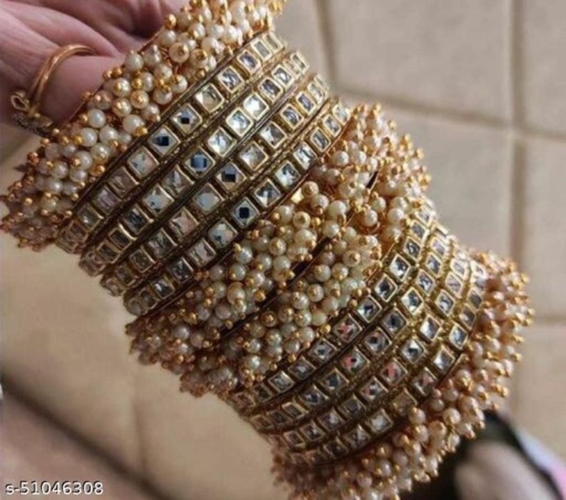 VERY NEW BEAUTIFUL PRINCESS BANGLE SETS uploaded by Dolly Fashion Jamshedpur on 11/19/2021