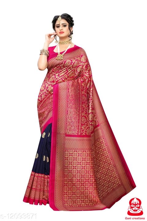 Post image Only 350 what's app for buy 9811237750Saree Fabric: Art SilkBlouse: Running BlouseBlouse Fabric: Art SilkPattern: PrintedBlouse Pattern: PrintedMultipack: SingleSizes: Free Size (Saree Length Size: 5.1 m, Blouse Length Size: 0.8 m) 
Country of Origin: India