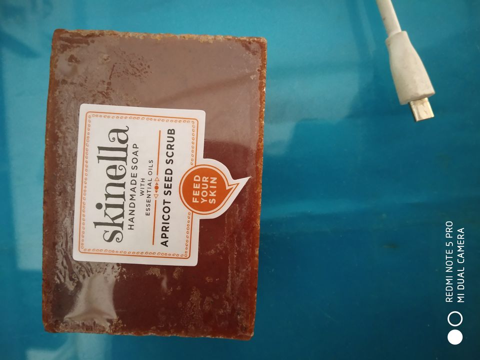 Skinella apricot scrub soap uploaded by business on 11/19/2021