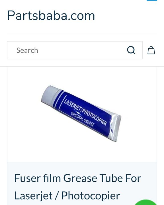 Fuser Teflon film grease for laserjet printers uploaded by COMPLETE SOLUTIONS on 11/19/2021