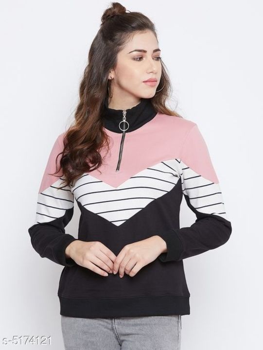 Attractive Cotton Blend Women's Sweatshirt uploaded by Shopping deals  on 11/19/2021