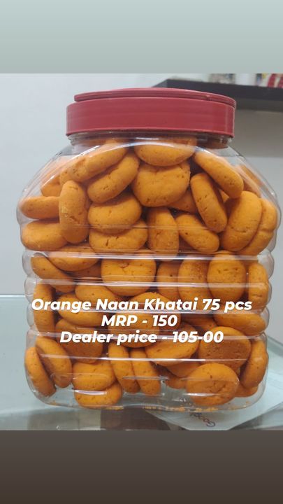 Orange Naan Khatai uploaded by Grand Bakery Products on 11/19/2021