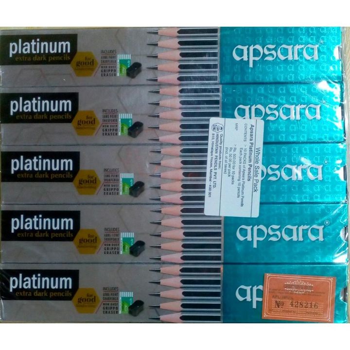 Apsara platinum pencils uploaded by Good luck stationery on 11/19/2021