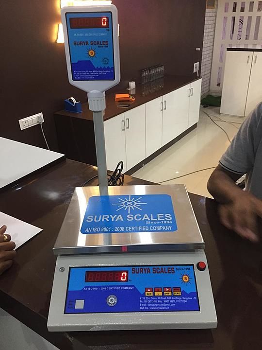 Table Top Scale ET-C uploaded by Sai Surya Weighing Systems on 9/21/2020