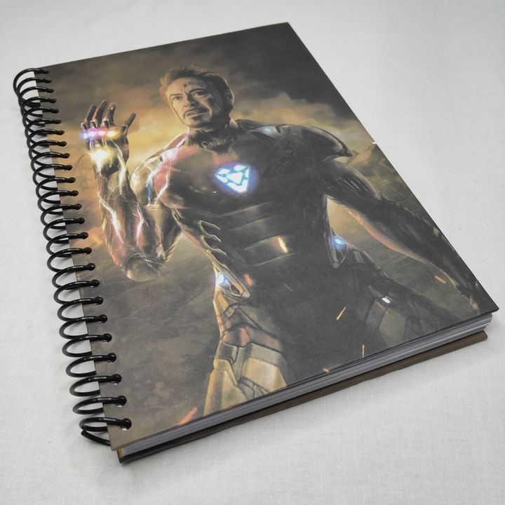 Iron man theme diary  uploaded by business on 11/19/2021