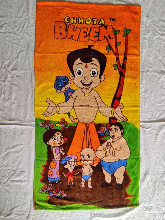 Chotta Bheem Printed Baby Towel uploaded by business on 11/19/2021