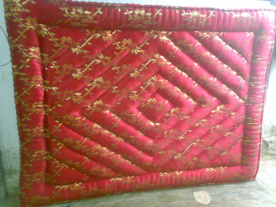 Cotton diamond design bed uploaded by business on 11/19/2021