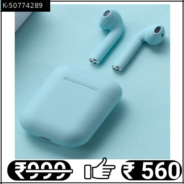 i12 TWS Inpods with small sizes and lightweight. Ensure a secure and comfortable fit for any ear.  uploaded by Online Shopping in India on 11/20/2021