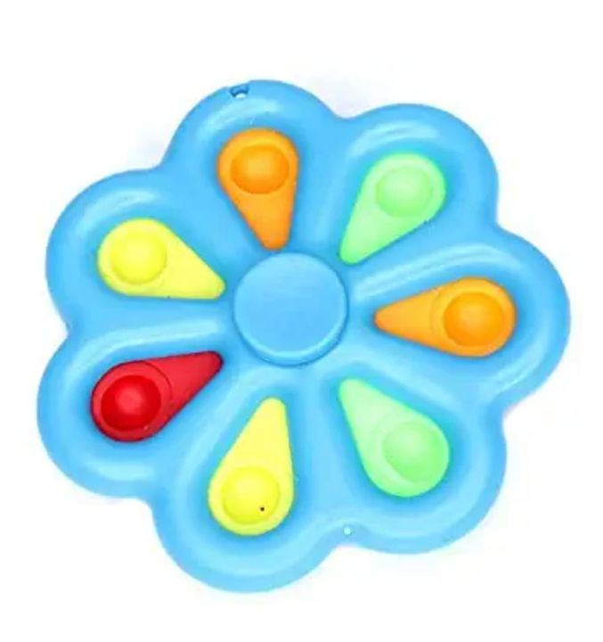 Dimple digit blue poppet round fidget toy uploaded by business on 11/20/2021