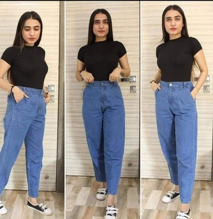Product image of Mom jeans, price: Rs. 350, ID: mom-jeans-77be4b52
