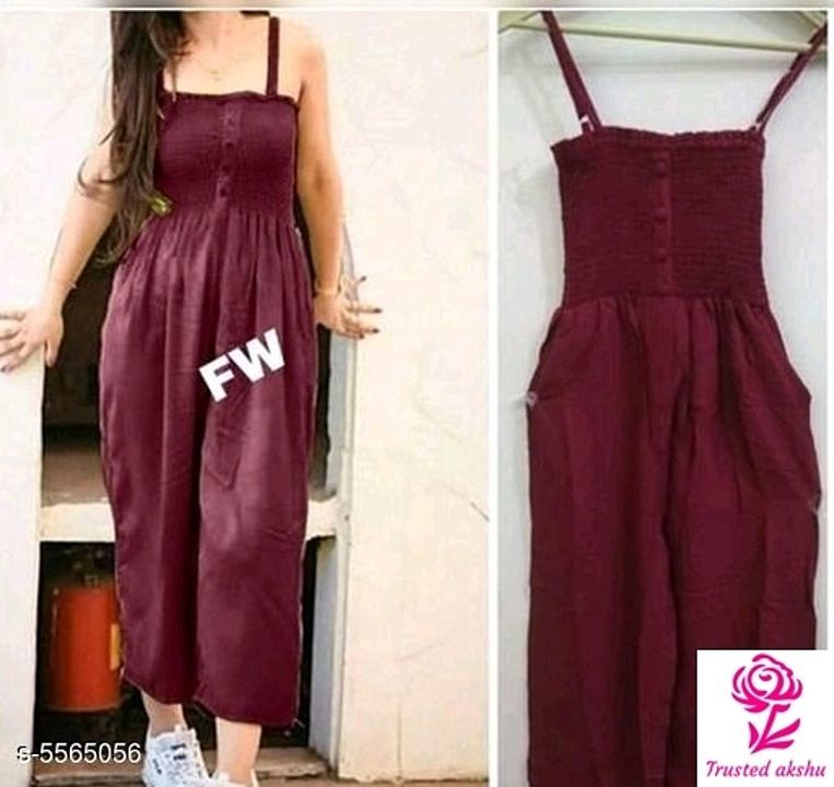 Latest women jumpsuits uploaded by Trusted akshu on 6/5/2020