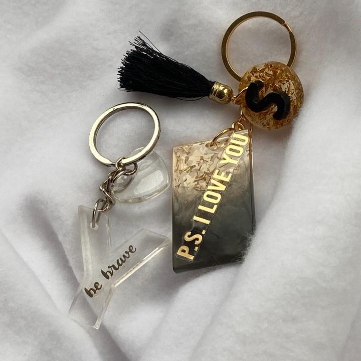 Resin keychains uploaded by business on 11/20/2021