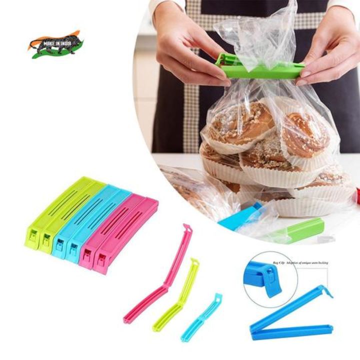 228_ZooY Pro Plastic 18 Pcs Food Snack Bag Pouch Clip Sealer for Kitchen Sealing Bag Clips(set 18) 
 uploaded by VRTAJ GROUP on 11/20/2021