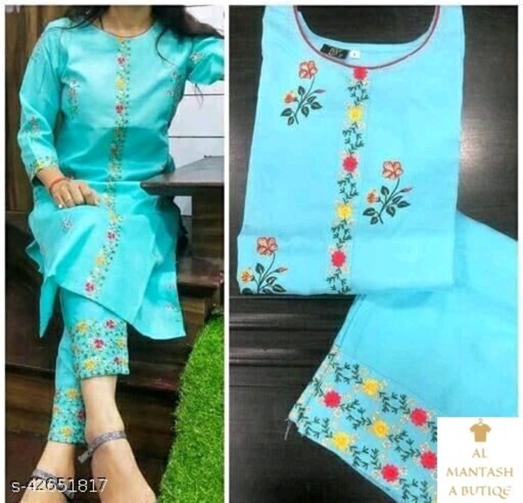 Post image Catalog Name:*Trendy Designer Women Kurti*Fabric: CottonSleeve Length: Three-Quarter SleevesPattern: EmbroideredMultipack: 1Sizes:S, XL, L, XXL, XXXL, MEasy Returns Available In Case Of Any Issue*Proof of Safe Delivery! Click to know on Safety Standards of Delivery Partners- https://ltl.sh/y_nZrAV3