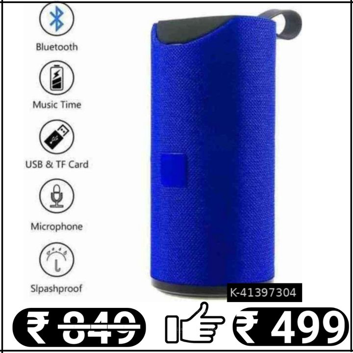 Rechargeable Battery Blue Color Bluetooth Speaker uploaded by Online Shopping in India on 11/20/2021