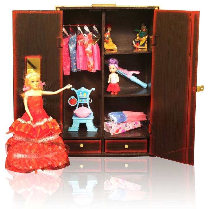 Wooden doll closet  uploaded by Shubh enterprises on 11/20/2021