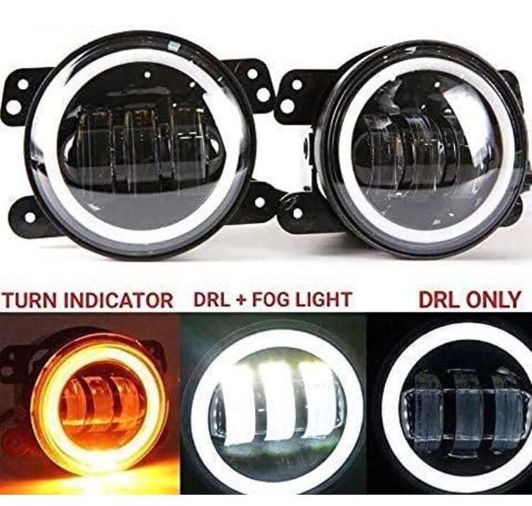 Universal led fog lamp with DRL ring uploaded by Wholesale car decor on 11/20/2021