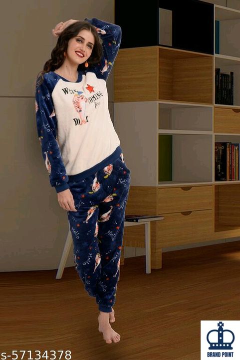 Catalog Name:*Trendy Adorable Women Nightsuits*
Top Fabric: Wool
Bottom Fabric: Wool
Top Type: Tshir uploaded by business on 11/20/2021
