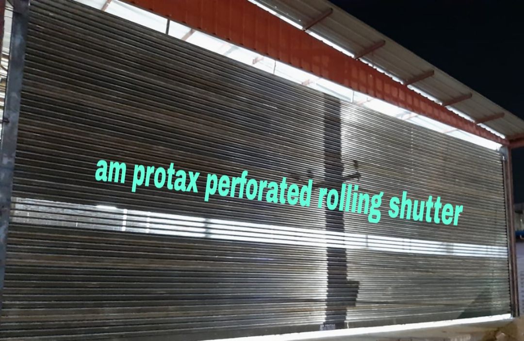 Perforated rolling shutter  uploaded by Am protax motorised rolling shutter on 11/20/2021