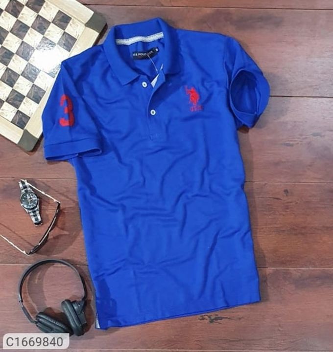 Us polo t-shirt cotton uploaded by Komal garments on 11/21/2021