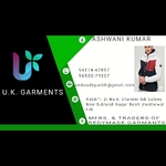 Business logo of Uk garments