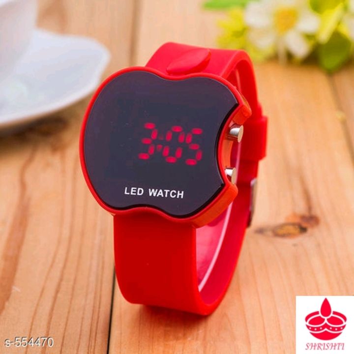 Catalog Name:*Kid'S Apple Shaped Stylish Digital Watches Vol 1*
Sizes: 
Free Size
Dispatch: 2-3 Days uploaded by Shmridhi on 11/21/2021