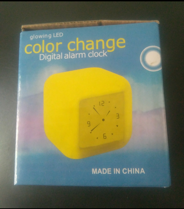Colour changing Digital Electronics clock uploaded by Yash Enterprises on 11/21/2021